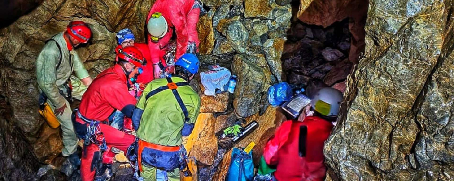 Akcja ratunkowa TOPR w Jaskini Pod Wantą