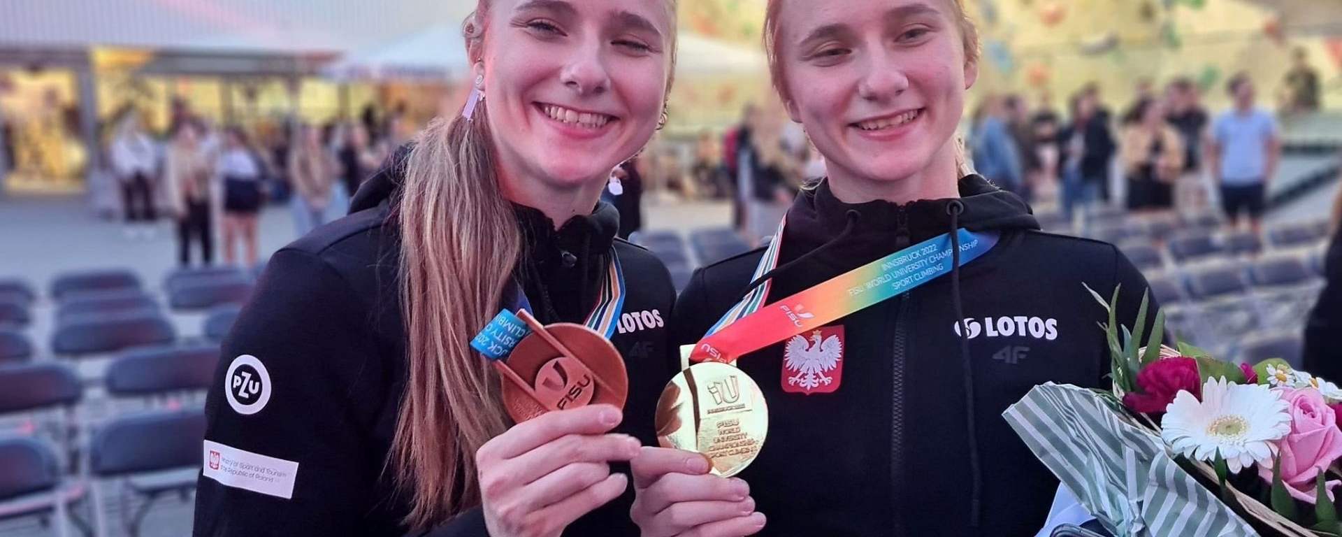 Siostry Kałuckie na Akademickich Mistrzostwach Świata 2022 w Innsbrucku