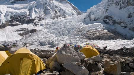 Obóz bazowy na Mount Everest