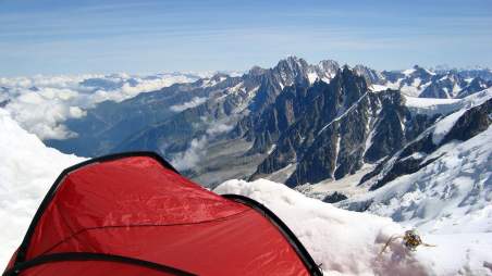 Droga Goûter na Mont Blanc