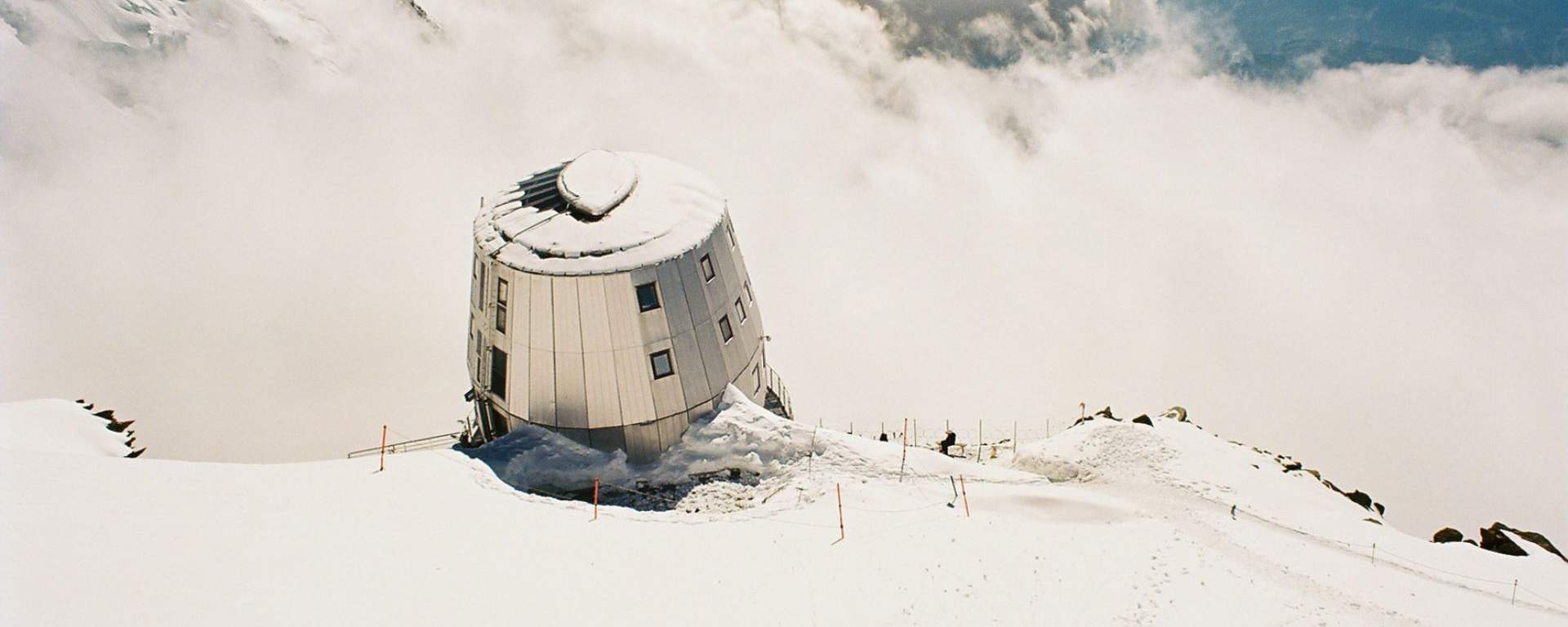 Schronisko Goûter w drodze na Mont Blanc