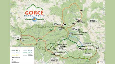 Mapa Gorce Ultra-Trail 2022