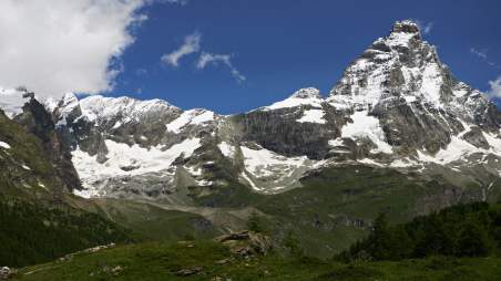 Matterhorn od strony włoskiej