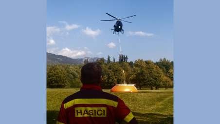 Ćwiczenia straży pożarnej w Tatrach Słowackich