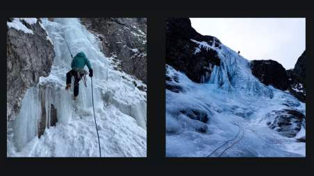 Wspinanie w lodzie z Polar Sport Adventures